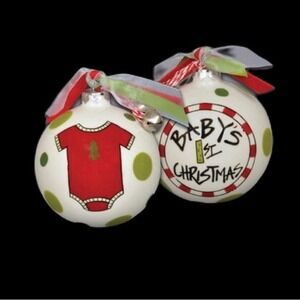 Magnolia Lane Baby 1st Christmas Ornament‎